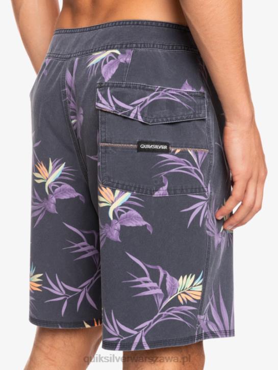 mężczyźni Quiksilver surfsilk wyprane 18 szortów 4DBV1758 asfalt