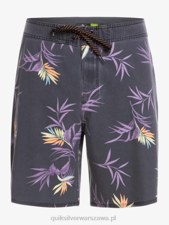 mężczyźni Quiksilver surfsilk wyprane 18 szortów 4DBV1758 asfalt