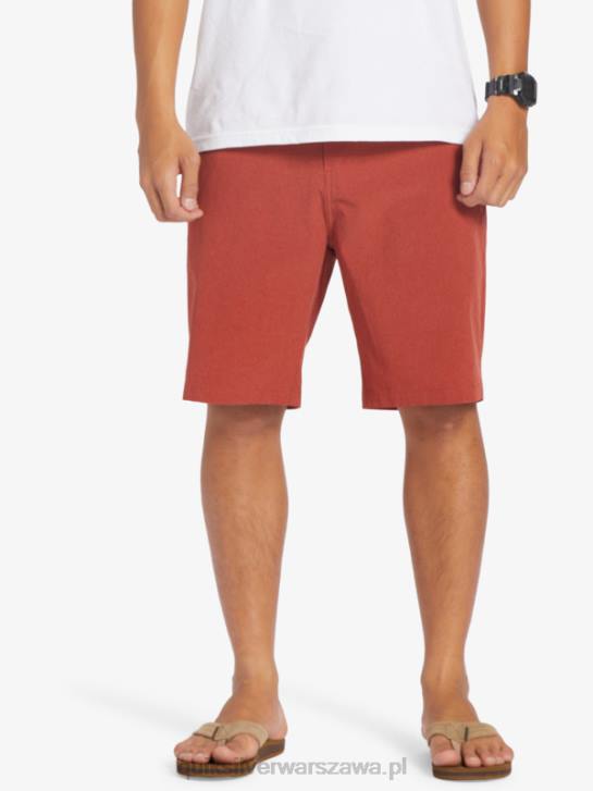 mężczyźni Quiksilver szorty Union Heather 20 Amphibian 4DBV67 czerwona ochra