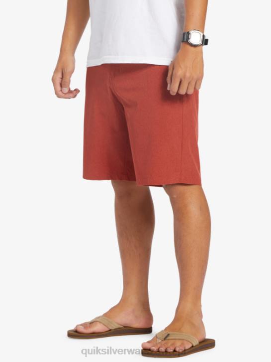 mężczyźni Quiksilver szorty Union Heather 20 Amphibian 4DBV67 czerwona ochra