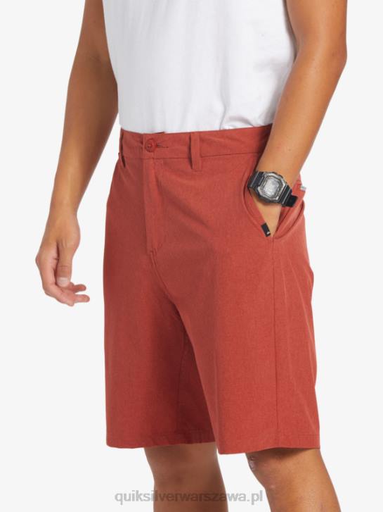 mężczyźni Quiksilver szorty Union Heather 20 Amphibian 4DBV67 czerwona ochra