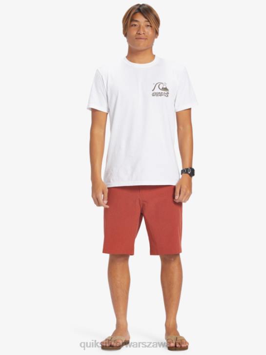 mężczyźni Quiksilver szorty Union Heather 20 Amphibian 4DBV67 czerwona ochra