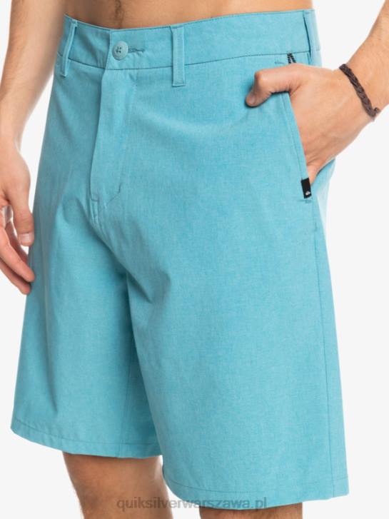 mężczyźni Quiksilver szorty Union Heather 20 Amphibian 4DBV75 niebieski delphinium