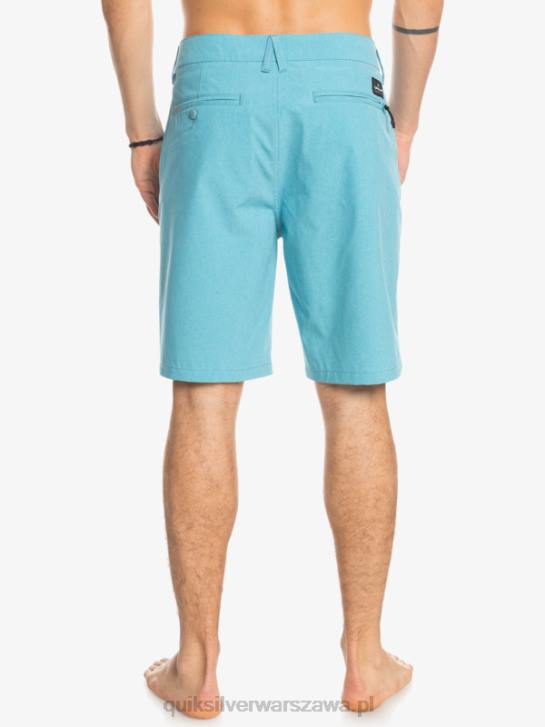 mężczyźni Quiksilver szorty Union Heather 20 Amphibian 4DBV75 niebieski delphinium