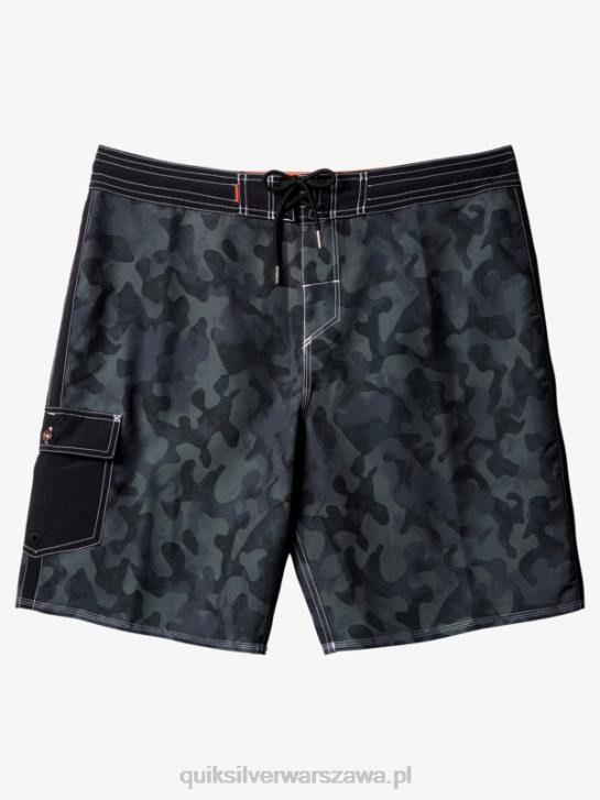 mężczyźni Quiksilver szorty Waterman Throwback Camo 19 4DBV535 czarny powrót do przeszłości