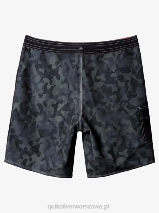 mężczyźni Quiksilver szorty Waterman Throwback Camo 19 4DBV535 czarny powrót do przeszłości