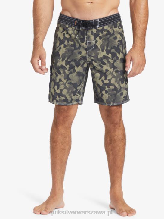 mężczyźni Quiksilver szorty Waterman Throwback Camo 19 4DBV535 czarny powrót do przeszłości