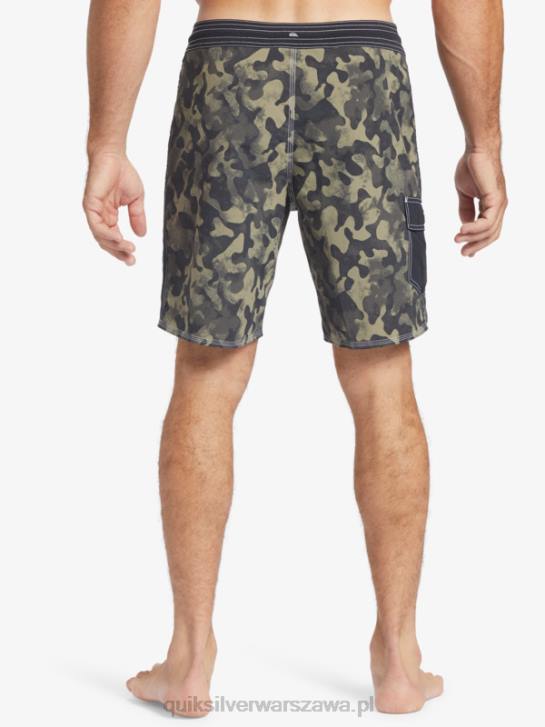 mężczyźni Quiksilver szorty Waterman Throwback Camo 19 4DBV535 czarny powrót do przeszłości