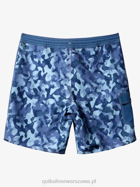 mężczyźni Quiksilver szorty Waterman Throwback Camo 19 4DBV536 chorąży niebieski powrót