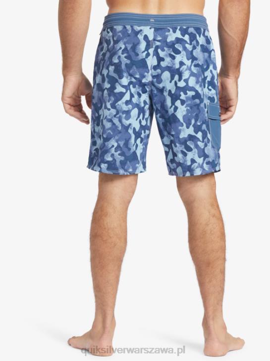 mężczyźni Quiksilver szorty Waterman Throwback Camo 19 4DBV536 chorąży niebieski powrót