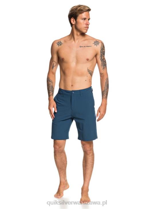 mężczyźni Quiksilver szorty hybrydowe Union Amphibian 20 4DBV1320 niebieski majolikowy