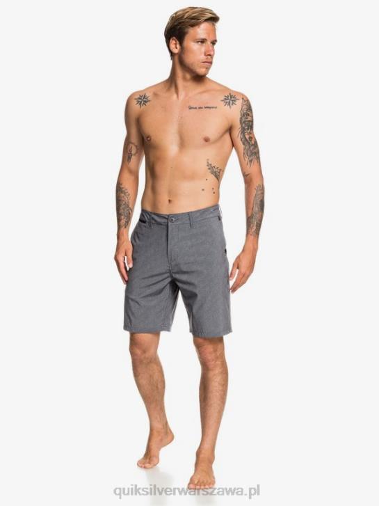 mężczyźni Quiksilver szorty hybrydowe Union Heather Amphibian 20 4DBV1585 czarny