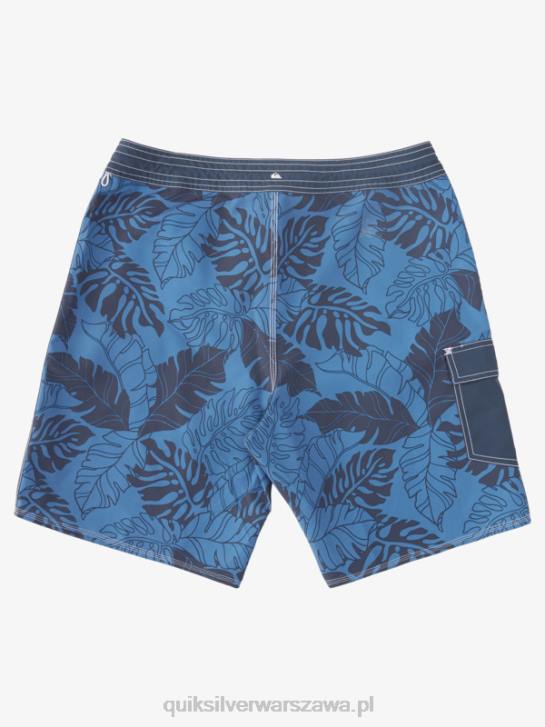 mężczyźni Quiksilver szorty na deskę Waterman Throwback Print 2 19 4DBV849 chorąży niebieski powrót