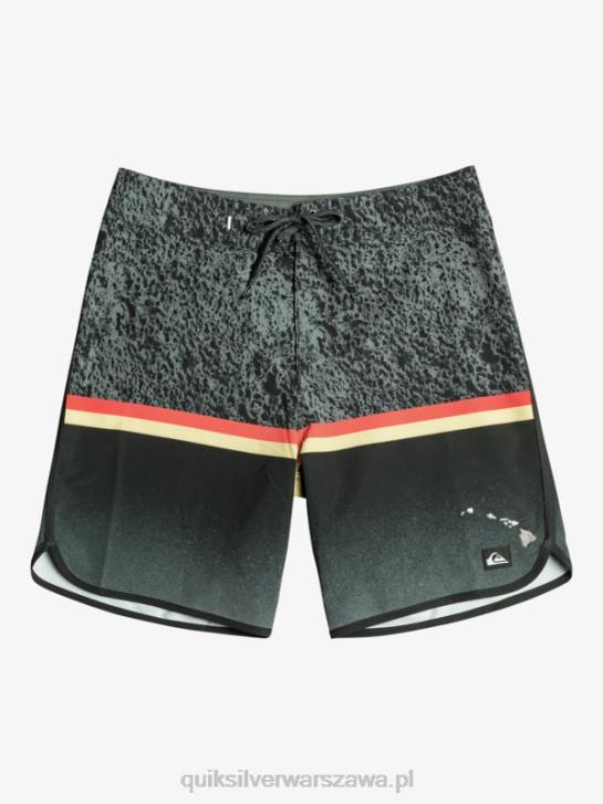 mężczyźni Quiksilver szorty surfsilk Division Scallop 19 4DBV1395 czarny