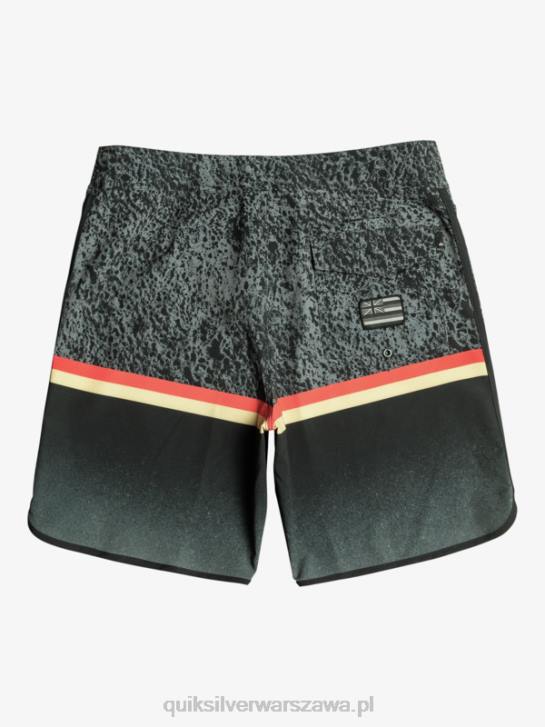 mężczyźni Quiksilver szorty surfsilk Division Scallop 19 4DBV1395 czarny
