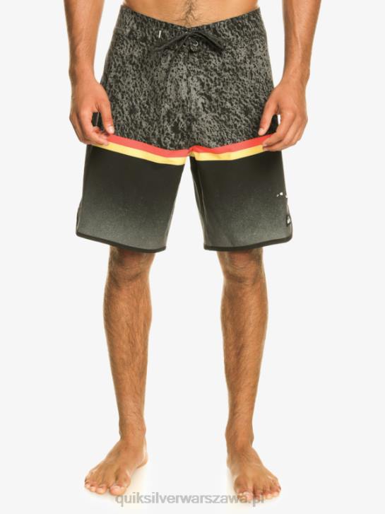 mężczyźni Quiksilver szorty surfsilk Division Scallop 19 4DBV1395 czarny