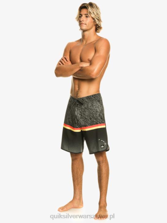 mężczyźni Quiksilver szorty surfsilk Division Scallop 19 4DBV1395 czarny