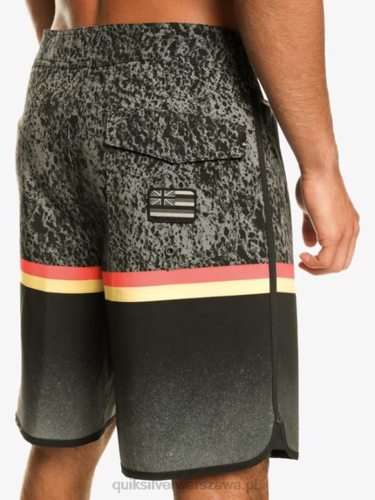 mężczyźni Quiksilver szorty surfsilk Division Scallop 19 4DBV1395 czarny