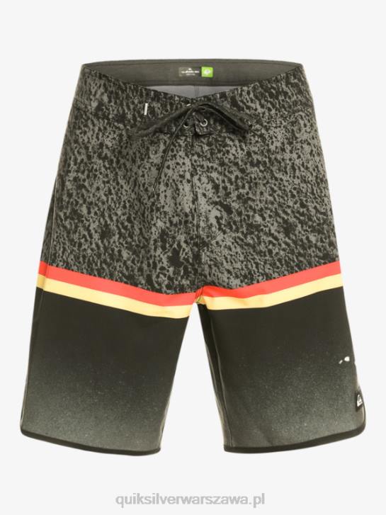 mężczyźni Quiksilver szorty surfsilk Division Scallop 19 4DBV1395 czarny