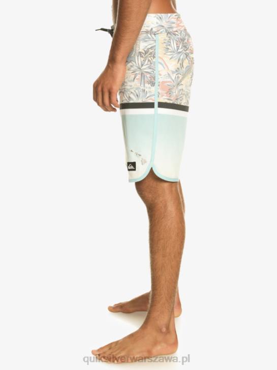 mężczyźni Quiksilver szorty surfsilk Division Scallop 19 4DBV1396 niebieskie niebo