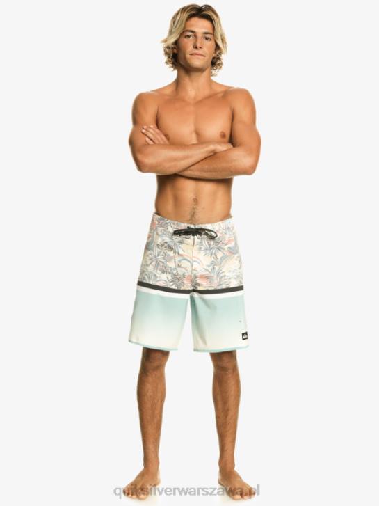 mężczyźni Quiksilver szorty surfsilk Division Scallop 19 4DBV1396 niebieskie niebo