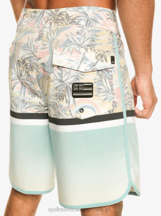mężczyźni Quiksilver szorty surfsilk Division Scallop 19 4DBV1396 niebieskie niebo