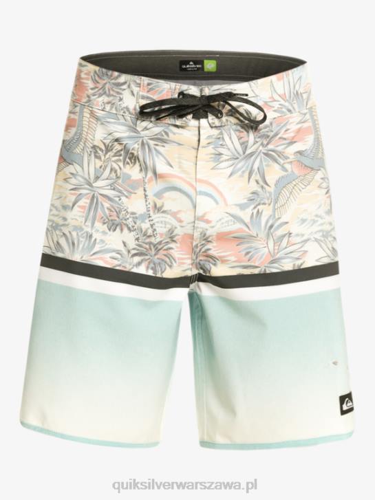 mężczyźni Quiksilver szorty surfsilk Division Scallop 19 4DBV1396 niebieskie niebo