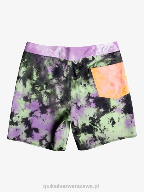 mężczyźni Quiksilver szorty surfsilk acid wash 18 4DBV1745 limonka jadeitowa