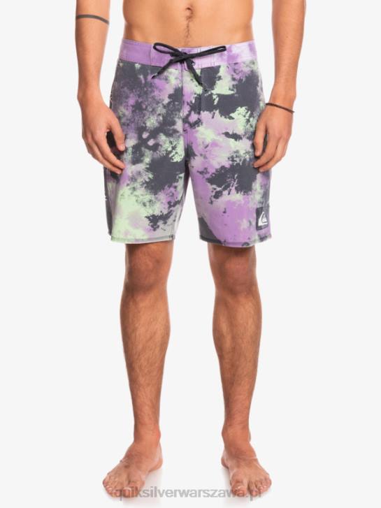 mężczyźni Quiksilver szorty surfsilk acid wash 18 4DBV1745 limonka jadeitowa