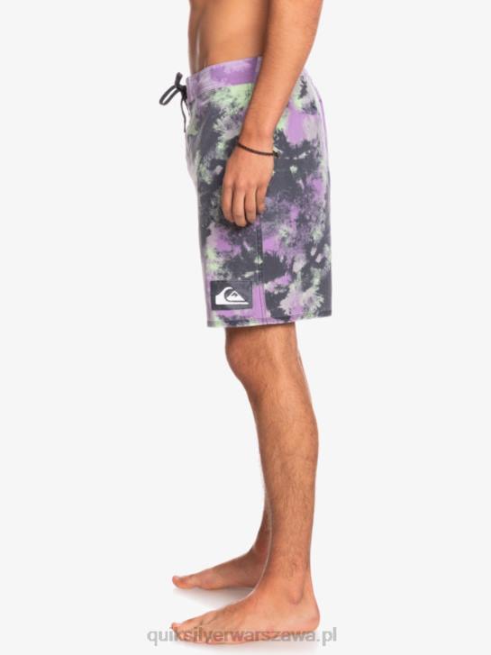 mężczyźni Quiksilver szorty surfsilk acid wash 18 4DBV1745 limonka jadeitowa