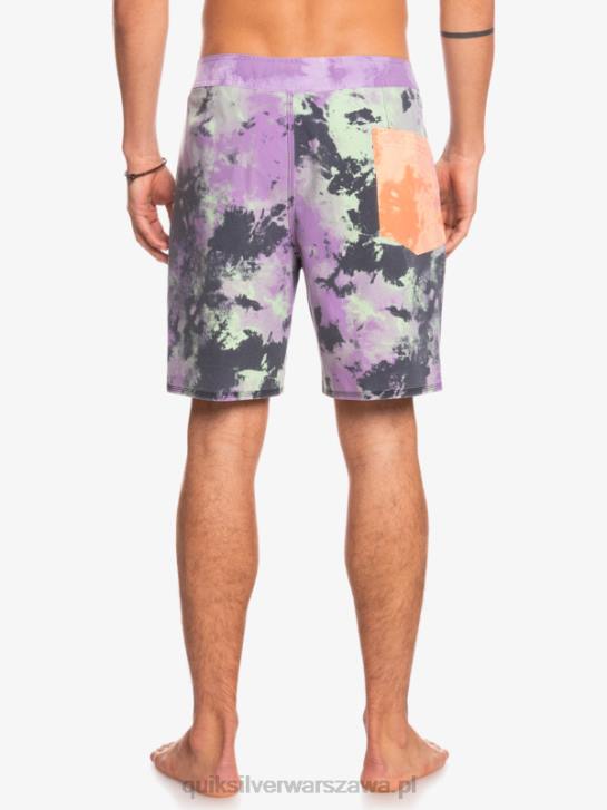 mężczyźni Quiksilver szorty surfsilk acid wash 18 4DBV1745 limonka jadeitowa