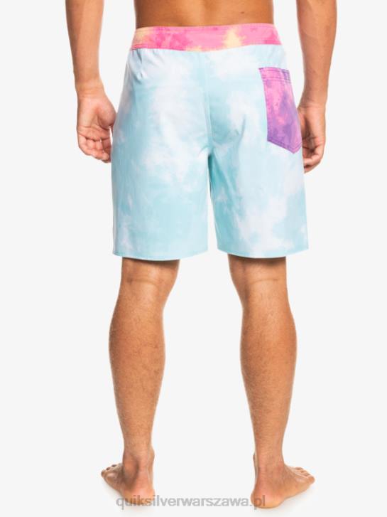 mężczyźni Quiksilver szorty surfsilk acid wash 18 4DBV1748 anioł niebieski