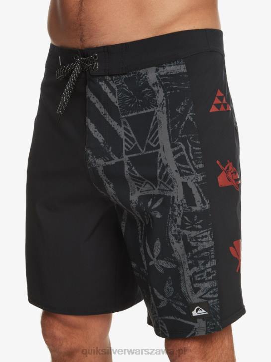 mężczyźni Quiksilver szorty surfsilk arch hawaii 19 4DBV637 czarny