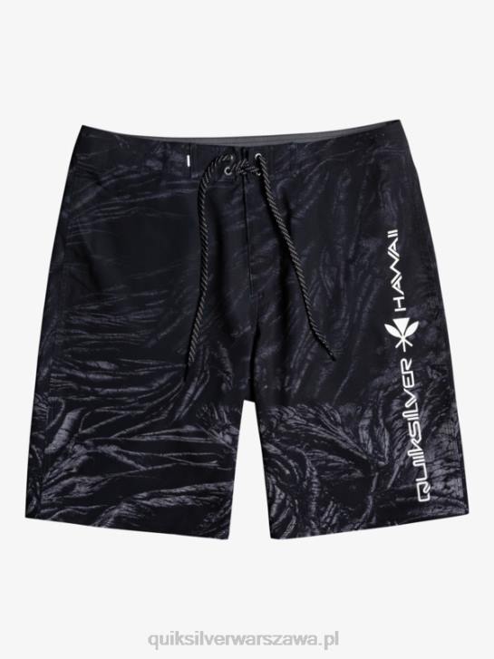 mężczyźni Quiksilver szorty surfsilk hawaii homegrown wyblakłe 20 4DBV1608 czarny
