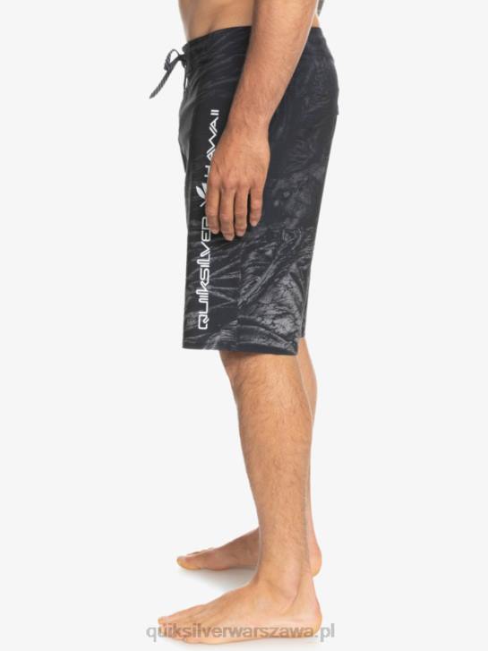 mężczyźni Quiksilver szorty surfsilk hawaii homegrown wyblakłe 20 4DBV1608 czarny