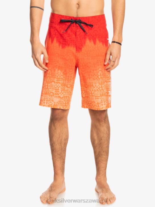 mężczyźni Quiksilver szorty surfsilk hawaii homegrown wyblakłe 20 4DBV1610 czerwone ryzyko