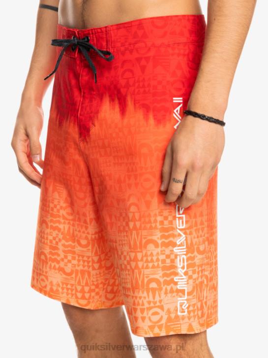 mężczyźni Quiksilver szorty surfsilk hawaii homegrown wyblakłe 20 4DBV1610 czerwone ryzyko