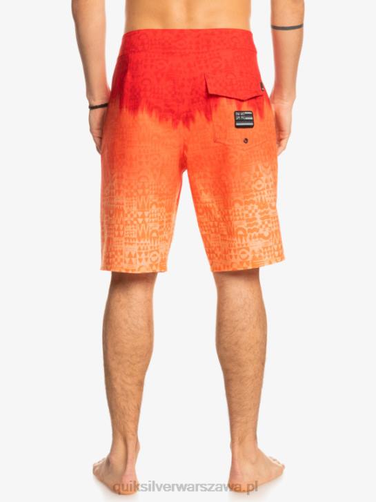 mężczyźni Quiksilver szorty surfsilk hawaii homegrown wyblakłe 20 4DBV1610 czerwone ryzyko