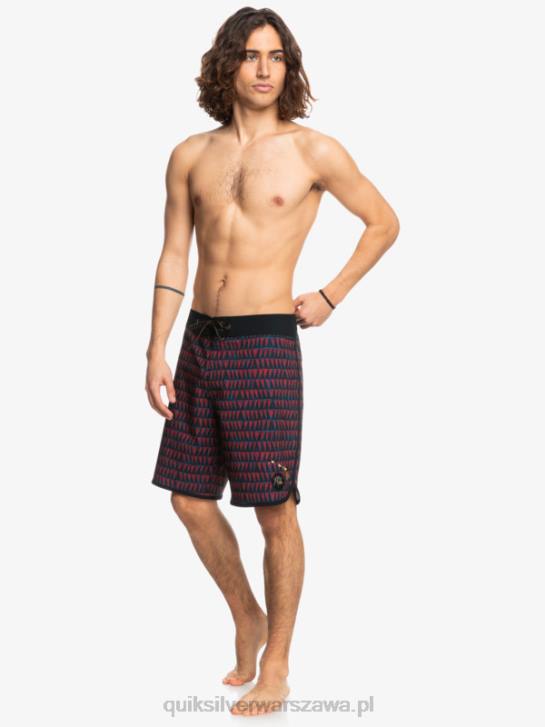 mężczyźni Quiksilver szorty surfsilk hawaii scallop 19 4DBV1322 wino rubinowe