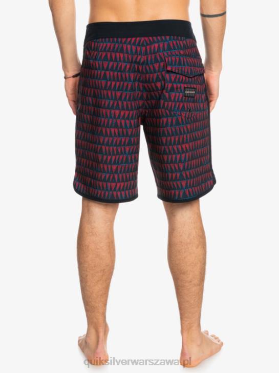 mężczyźni Quiksilver szorty surfsilk hawaii scallop 19 4DBV1322 wino rubinowe