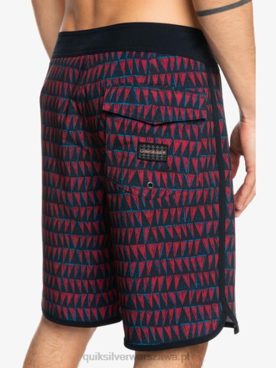 mężczyźni Quiksilver szorty surfsilk hawaii scallop 19 4DBV1322 wino rubinowe