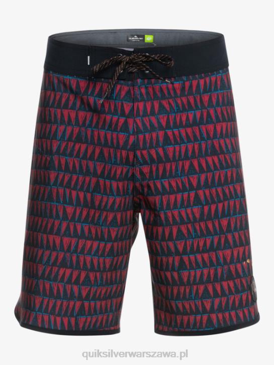 mężczyźni Quiksilver szorty surfsilk hawaii scallop 19 4DBV1322 wino rubinowe