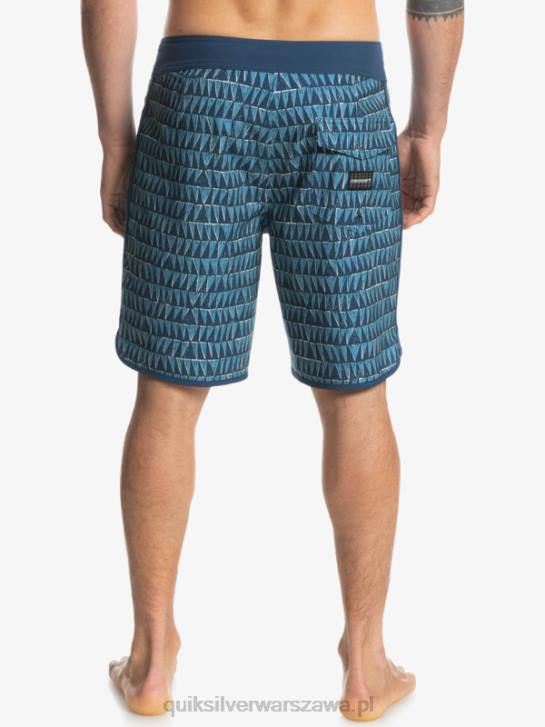 mężczyźni Quiksilver szorty surfsilk hawaii scallop 19 4DBV1323 prowincjonalny niebieski