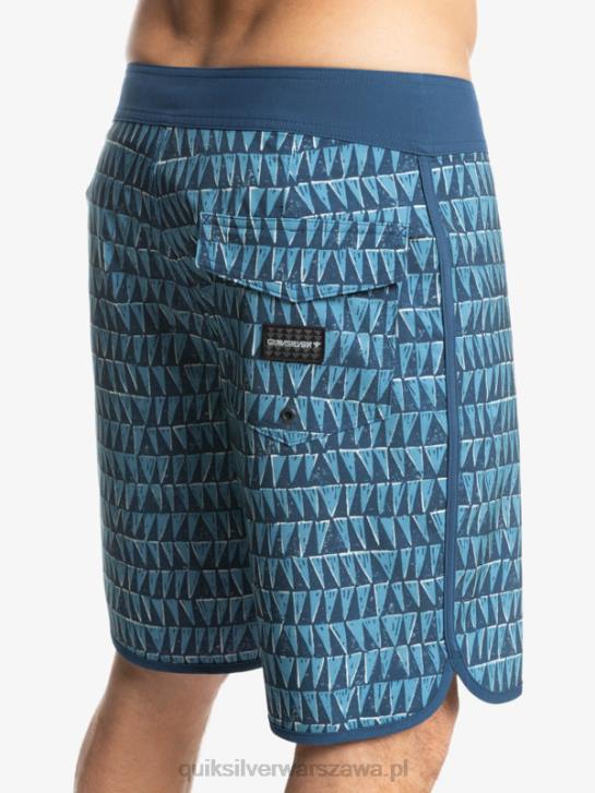 mężczyźni Quiksilver szorty surfsilk hawaii scallop 19 4DBV1323 prowincjonalny niebieski