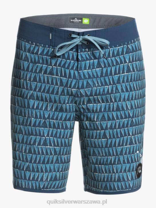 mężczyźni Quiksilver szorty surfsilk hawaii scallop 19 4DBV1323 prowincjonalny niebieski
