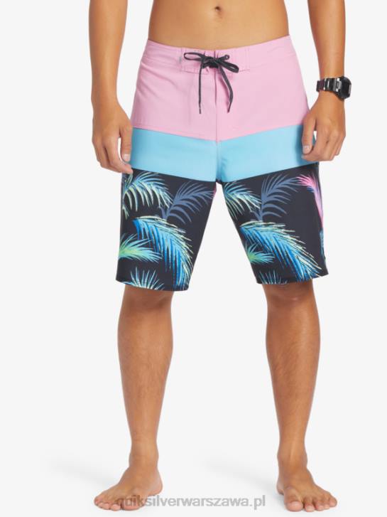 mężczyźni Quiksilver szorty surfsilk panel 20 4DBV130 księżycowy fiolet