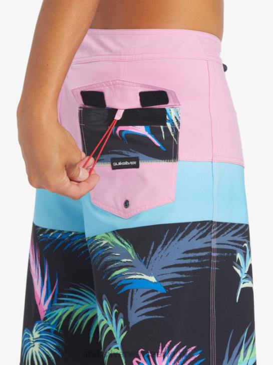 mężczyźni Quiksilver szorty surfsilk panel 20 4DBV130 księżycowy fiolet