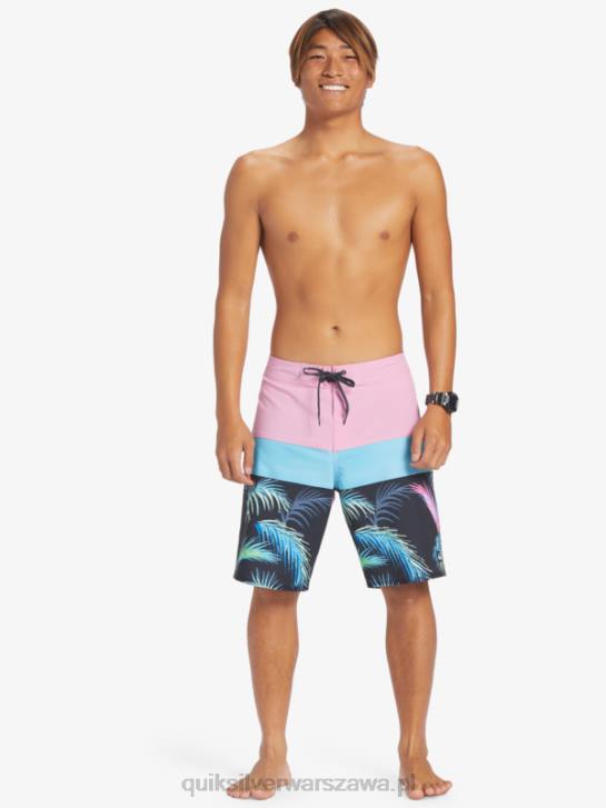mężczyźni Quiksilver szorty surfsilk panel 20 4DBV130 księżycowy fiolet