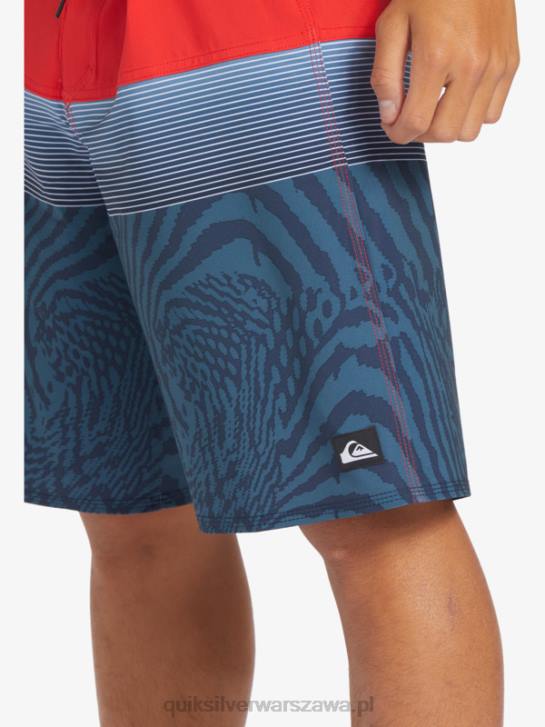 mężczyźni Quiksilver szorty surfsilk panel 20 4DBV132 czerwone ryzyko