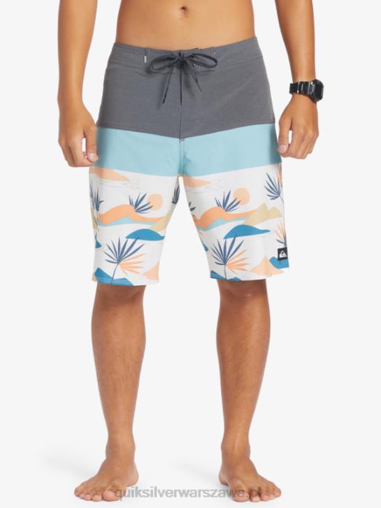 mężczyźni Quiksilver szorty surfsilk panel 20 4DBV133 Stalowa brama